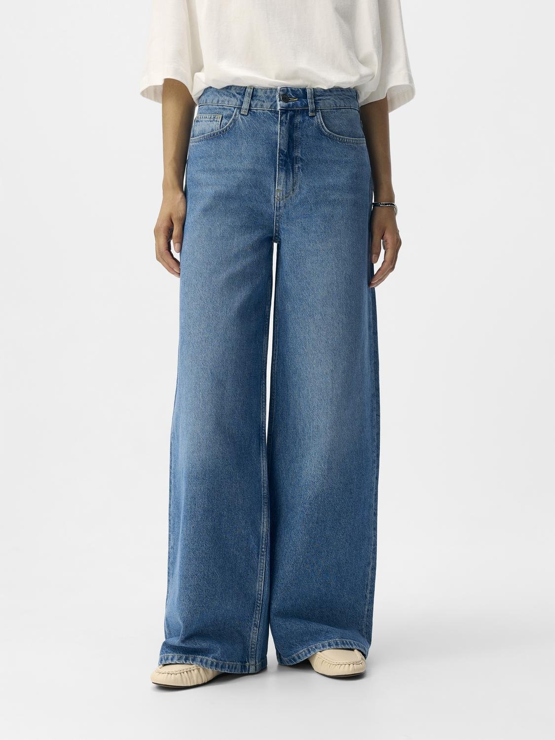 OBJNIA Jeans - Dark Blue Denim - VERO MODA & VILA Bergvik